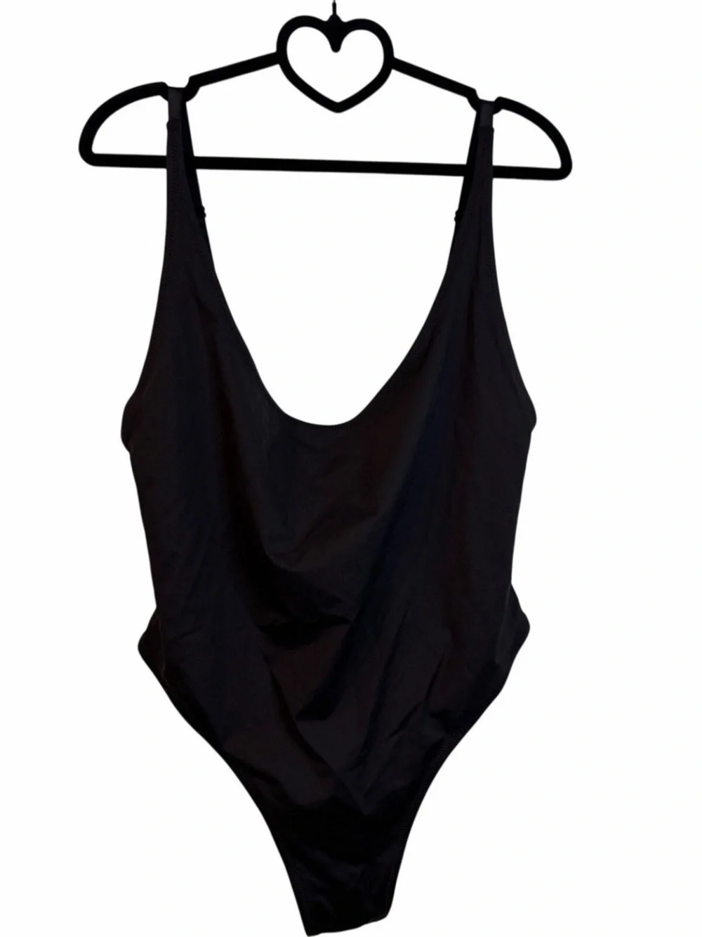 SKIMS Signature Swim Scoop Neck One-Piece | Onyx | XL | NWT